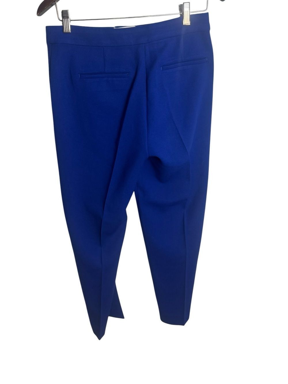 J.Crew Women Kate Royal Blue Straight Leg Stretch Pants 4 - Picture 7 of 10